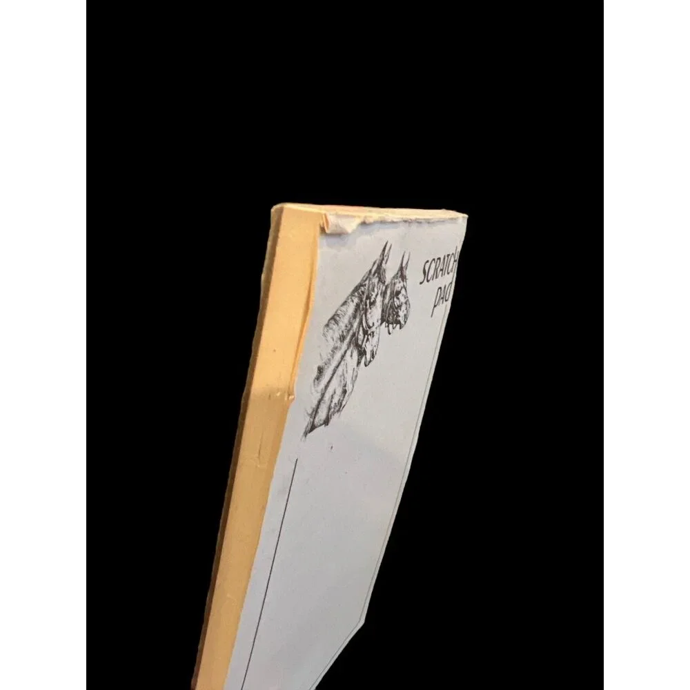 Vintage‎ Scratch Pad With Horse Heads & New Notes That Stick, Collectible Notes